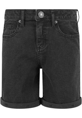 Girls Organic Stretch Denim 5 Pocket Shorts clearblue washed 110/116