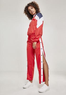 Ladies 3-Tone Track Jacket firered/navy/white L