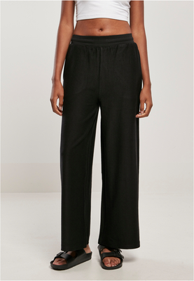 Ladies Straight Rib Terry Pants black 3XL