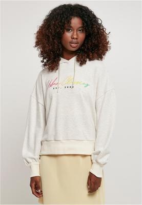 Ladies Oversized Rainbow Hoody black 3XL