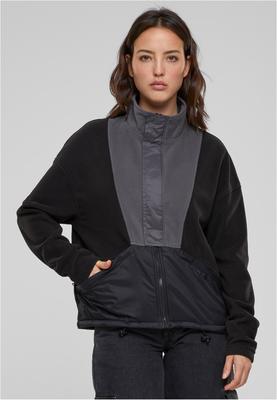 Ladies Polarfleece Track Jacket black/darkshadow 3XL