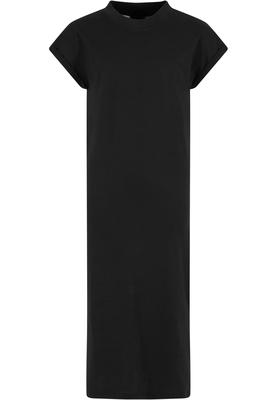Girls Long Extended Shoulder Dress black 110/116