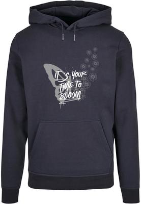 It´s Your Time To Bloom Basic Hoody navy M