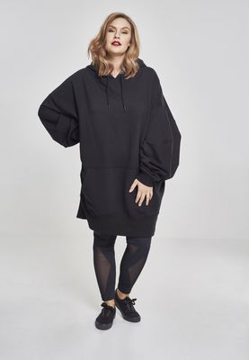 Ladies Long Oversize Hoody black 3XL