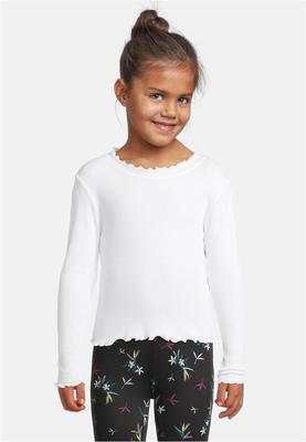 Girls Short Rib Longsleeve 3 Pack white+palepink+softseagras 110/116