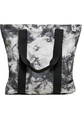 Tie Dye Tote Bag black/white one size