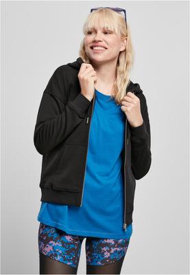 Ladies Organic Terry Zip Hoody black 3XL