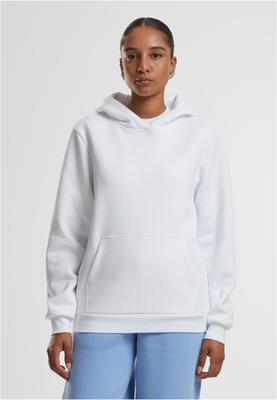 Ladies Fluffy Hoody white 3XL