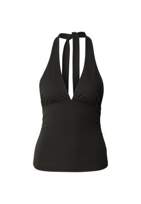 Ladies Polyamide Jersey Neckholder Top black L