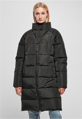 Ladies High Neck Puffer Coat black M