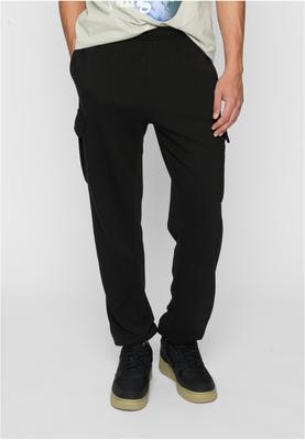 Light Terry Wide Cargo Sweatpants black 3XL