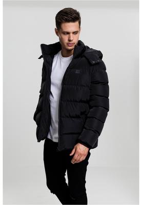 Hooded Puffer Jacket black L