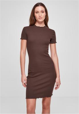 Ladies Rib Tee Dress black 3XL