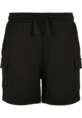Boys Organic Cargo Sweat Shorts black 110/116