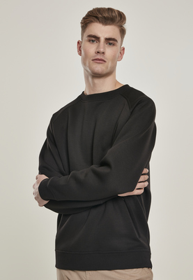 Raglan Zip Pocket Crew black 3XL
