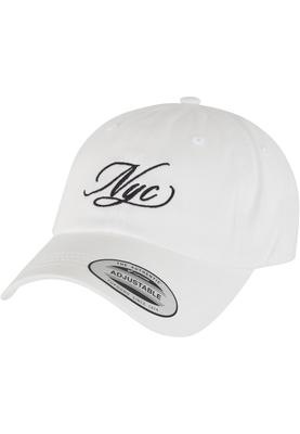 NYC Calligraphy Letters Dad Cap white one size