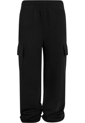 Girls Baggy Light Terry Sweat Pants black 110/116
