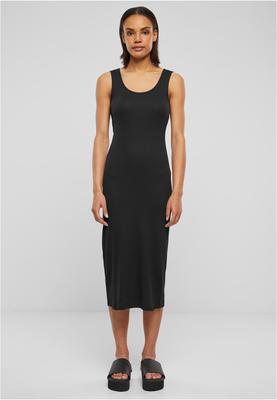 Ladies Rib Top Dress black 3XL
