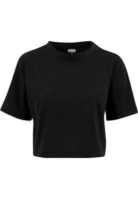 Ladies Short Oversized Tee black L