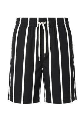 Summer Stripe Resort Shorts black/white 3XL