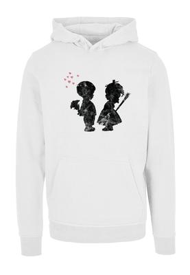 Girl with a stick Hoody white S