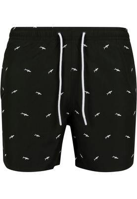 Embroidery Swim Shorts leaf/firered/navy 3XL