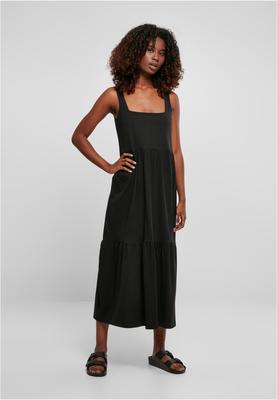 Ladies 7/8 Length Valance Summer Dress black 3XL