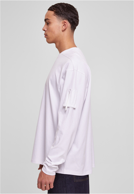 Sleeve Pocket Longsleeve white 3XL