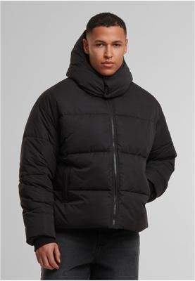 Puffer Jacket With Flap Hood black 3XL