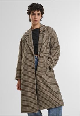 Ladies Oversized Plaid Coat unionbeige/black 3XL
