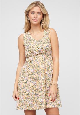 Leichtes Sommerkleid mit Knopfleiste white L