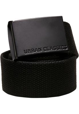 Colored Buckle Canvas Belt black L/XL