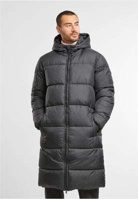 Mens Long Puffer Coat black 3XL