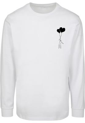 Love In The Air Longsleeve With Cuffrib white L