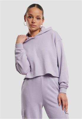 Ladies Oversized Cropped Light Terry Hoodie dustylilac 5XL