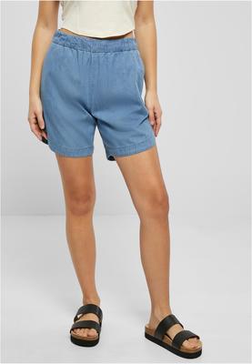 Ladies Light Denim Shorts skyblue washed 3XL