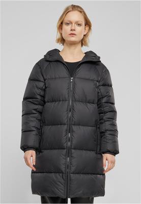 Ladies Long Puffer Coat black 3XL