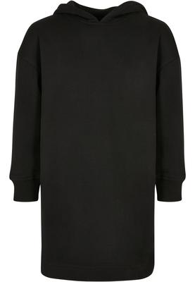 Girls Oversized Terry Hoody Dress black 110/116