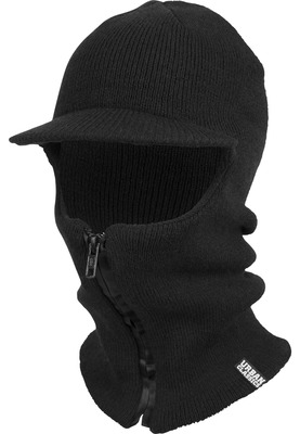 Zipped Balaclava Visor black one size