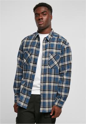 Lake Check Shirt darkblue/whitesand 3XL