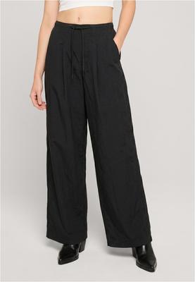 Ladies Nylon Parachute Pants black L
