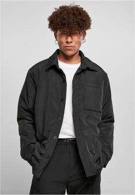Padded Nylon Shirt Jacket black 3XL