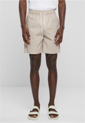 Basic Seersucker Shorts black L