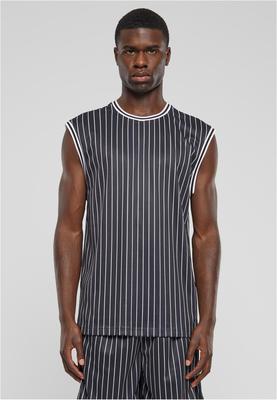 Striped Mesh Tanktop black/white 3XL