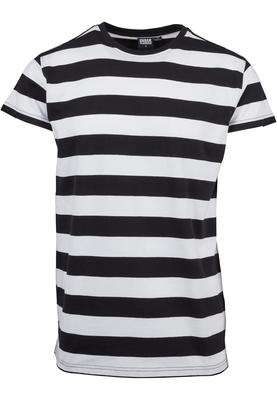 Block Stripe Tee blk/wht L