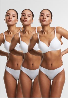 Ladies Lasercut Tanga 3-Pack white+white+white L