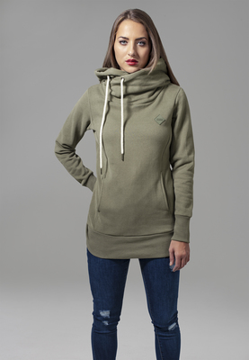 Ladies Long Logopatch Hoody black L
