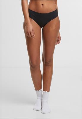 Ladies Basic Cotton Brazilian 5-Pack black+black+black+black+black L