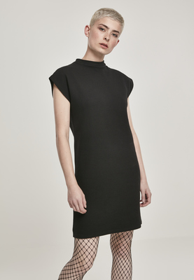 Ladies Naps Terry Extended Shoulder Dress black L