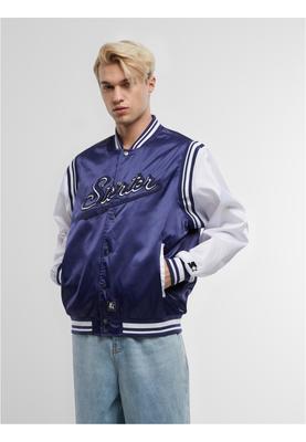 Starter Satin College Jacket deepnight L